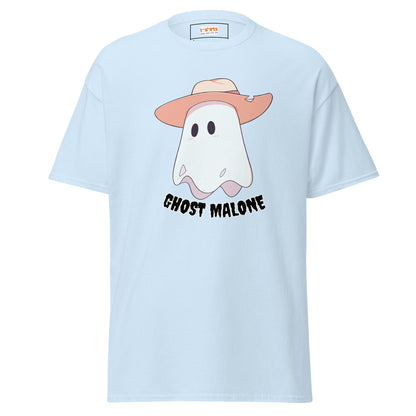 Ghost Malone T-Shirt | Halloween Music Tee - Light Blue - T-Shirts Online