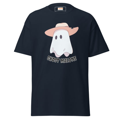 Ghost Malone T-Shirt | Halloween Music Tee - Navy - T-Shirts Online