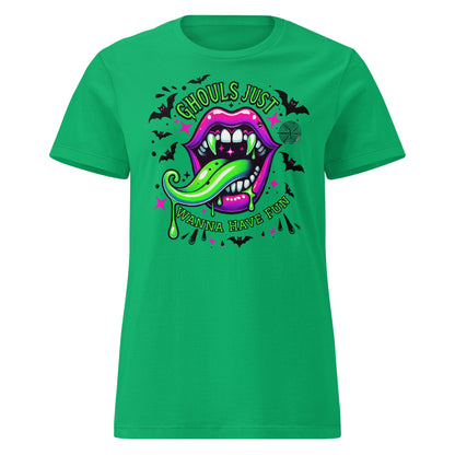 Ghouls Just Wanna Have Fun T-Shirt - Irish Green - T-Shirts Online