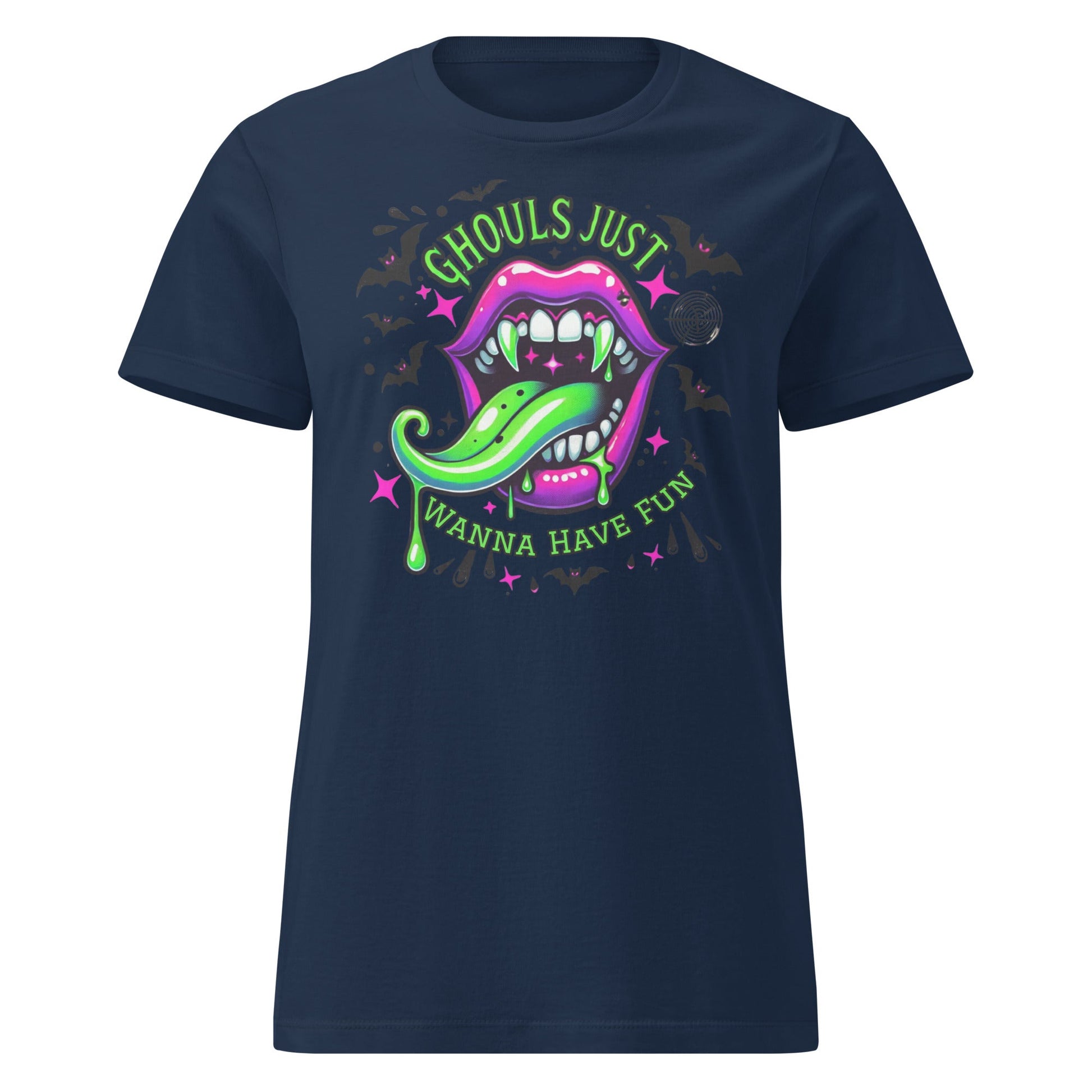 Ghouls Just Wanna Have Fun T-Shirt - Navy - T-Shirts Online