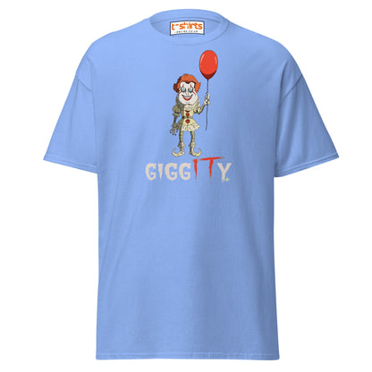 Giggity Clown T-Shirt | Funny Horror Parody Tee - Carolina Blue - T-Shirts Online