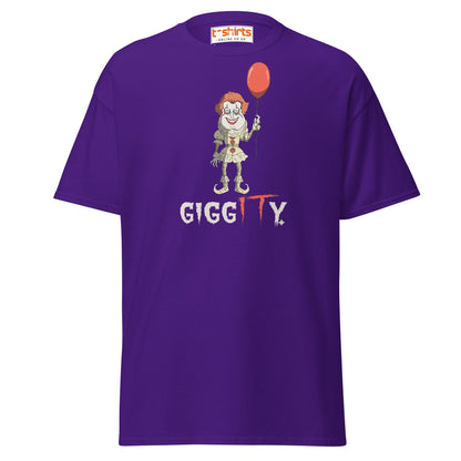 Giggity Clown T-Shirt | Funny Horror Parody Tee - Purple - T-Shirts Online