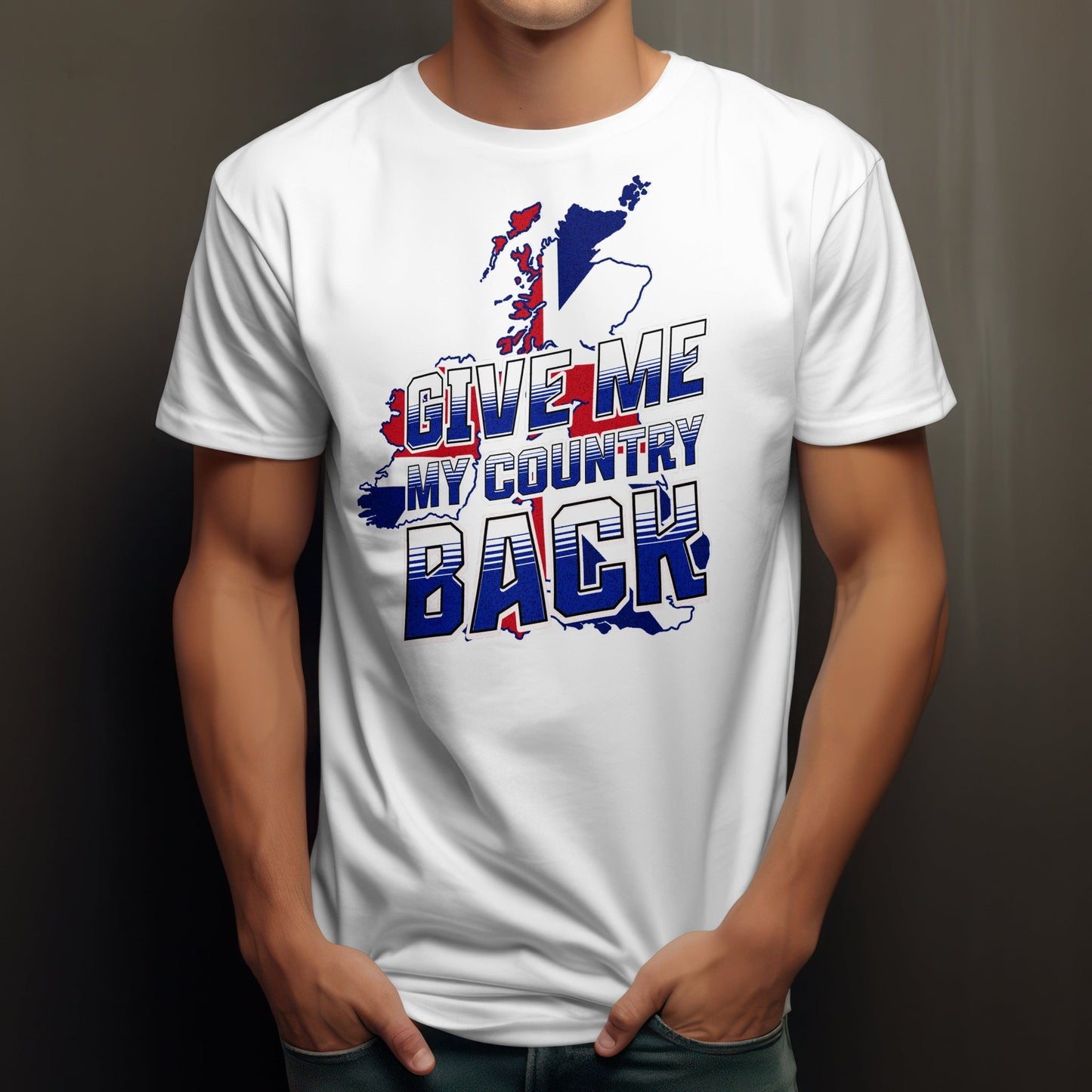 Give Me My Country Back T-Shirt | Political Tee - Black - T-Shirts Online