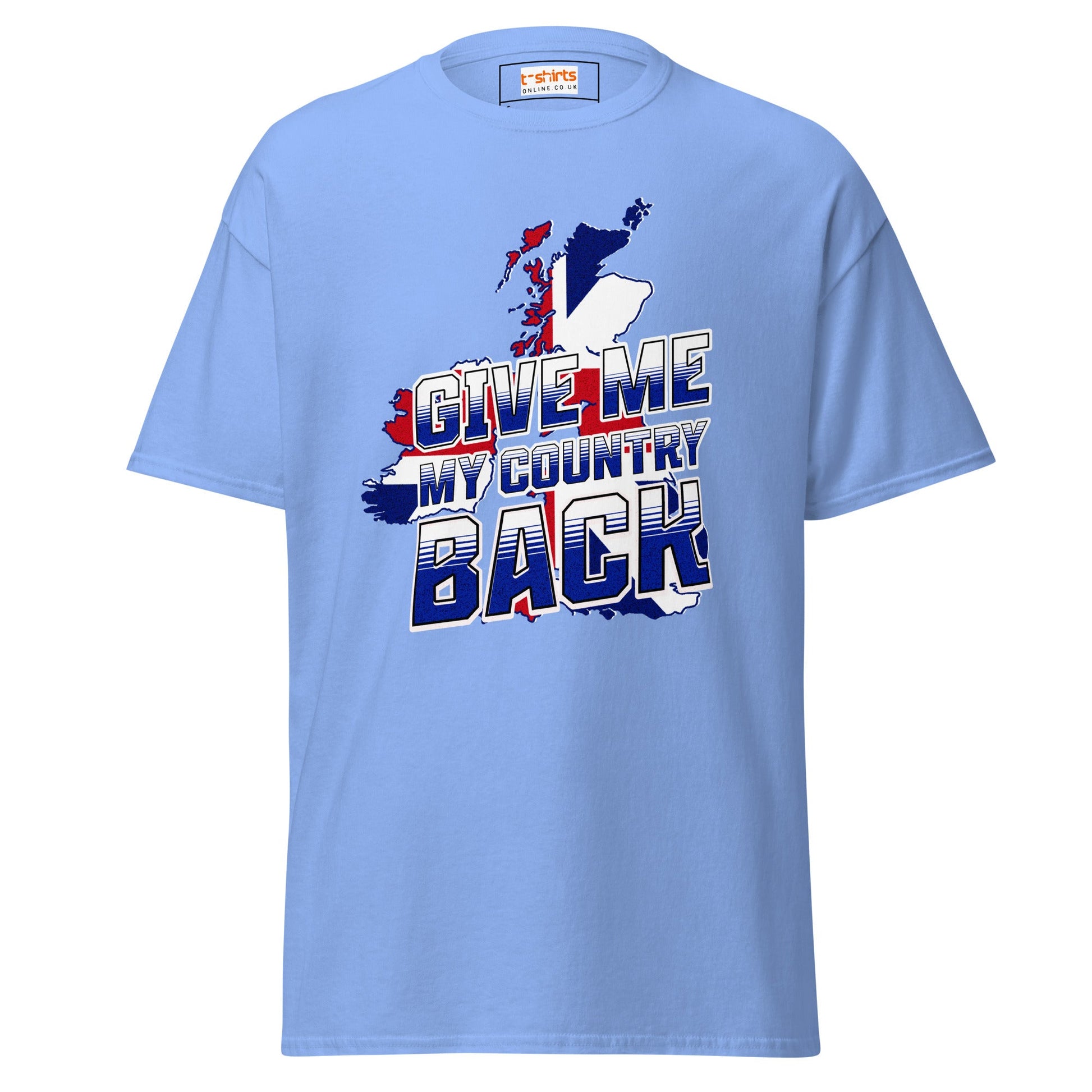 Give Me My Country Back T-Shirt | Political Tee - Carolina Blue - T-Shirts Online