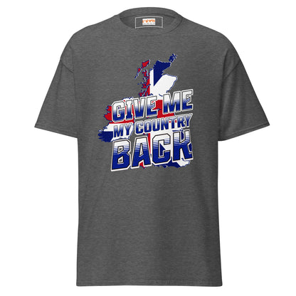 Give Me My Country Back T-Shirt | Political Tee - Dark Heather - T-Shirts Online