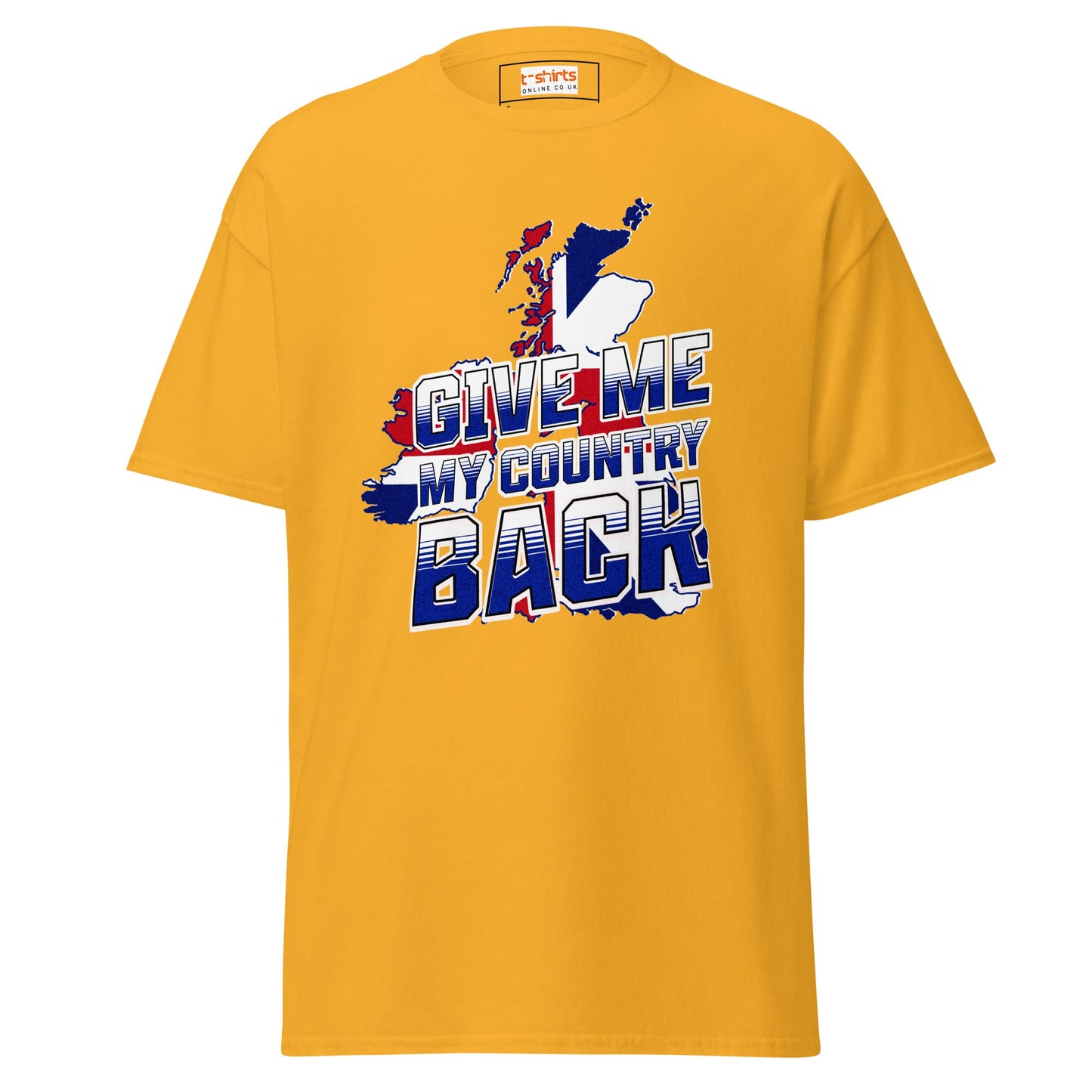 Give Me My Country Back T-Shirt | Political Tee - Gold - T-Shirts Online