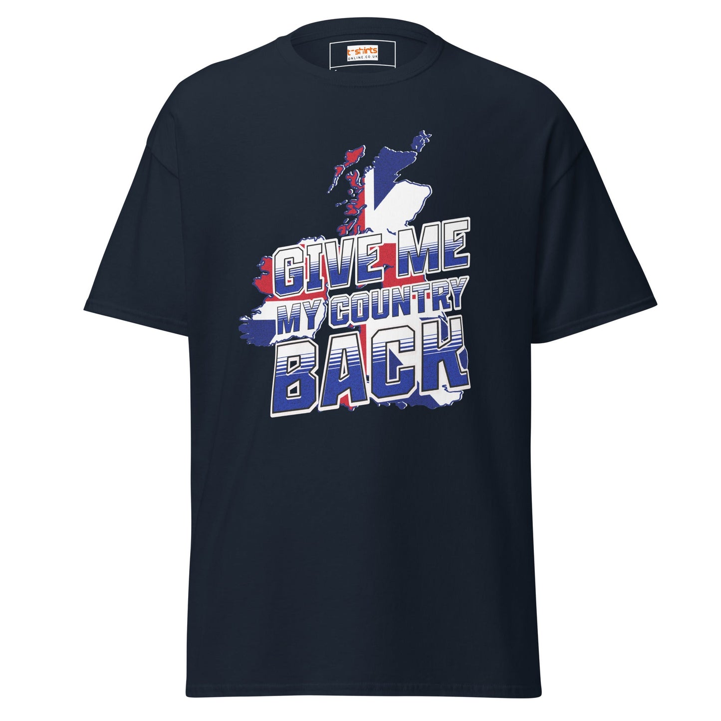 Give Me My Country Back T-Shirt | Political Tee - Navy - T-Shirts Online
