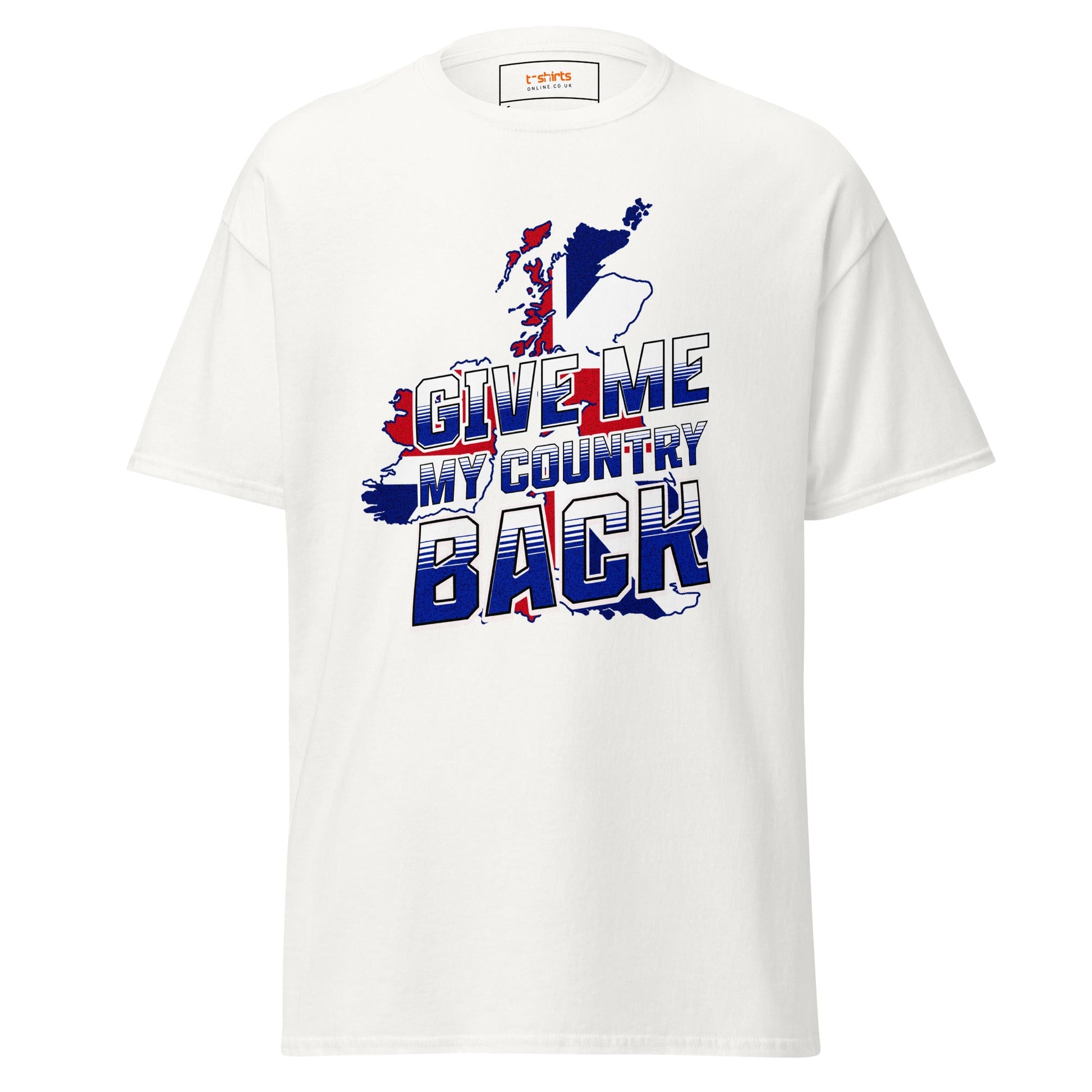 Give Me My Country Back T-Shirt | Political Tee - White - T-Shirts Online