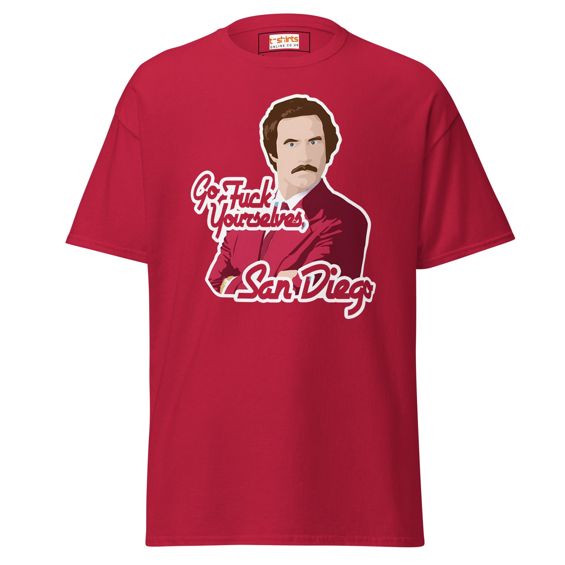 Go F#ck Yourself San Diego | Movie TV - Cardinal - T-Shirts Online
