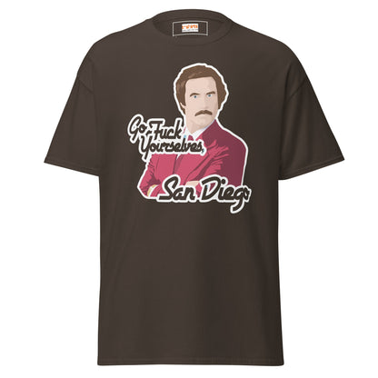 Go F#ck Yourself San Diego | Movie TV - Dark Chocolate - T-Shirts Online