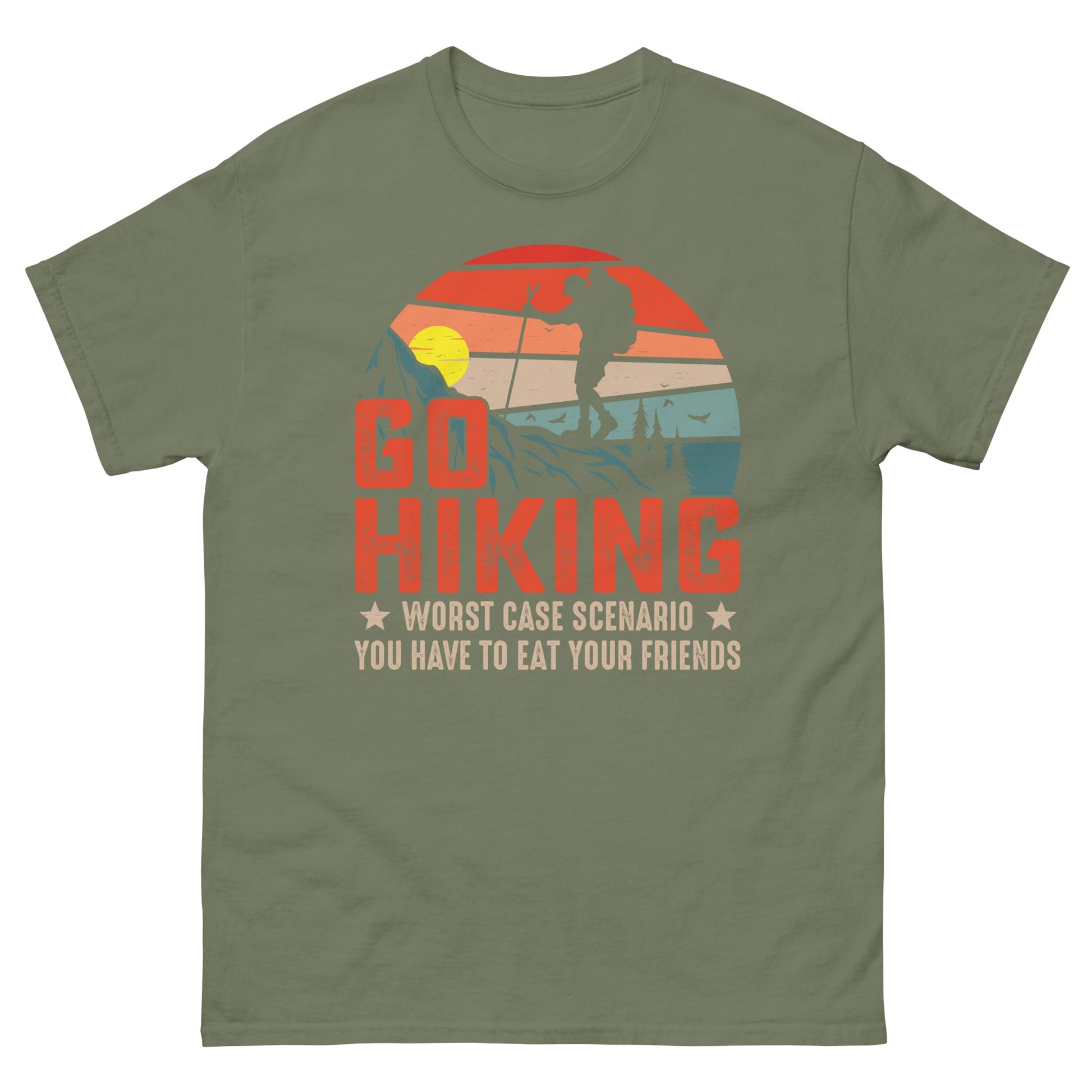 Go Hiking | Camping T-Shirt - T-Shirts Online