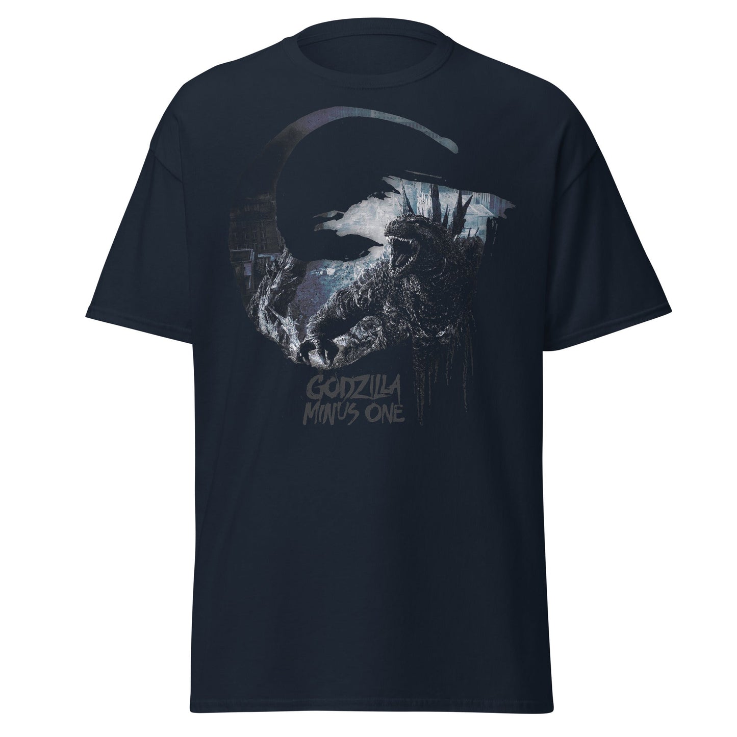 Godzilla Minus One T-Shirt - King of the Monsters Tee - Navy - T-Shirts Online