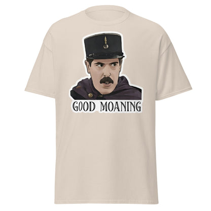 Good Moaning Officer Crabtree T-Shirt | Funny Sitcom Tee - Natural - T-Shirts Online