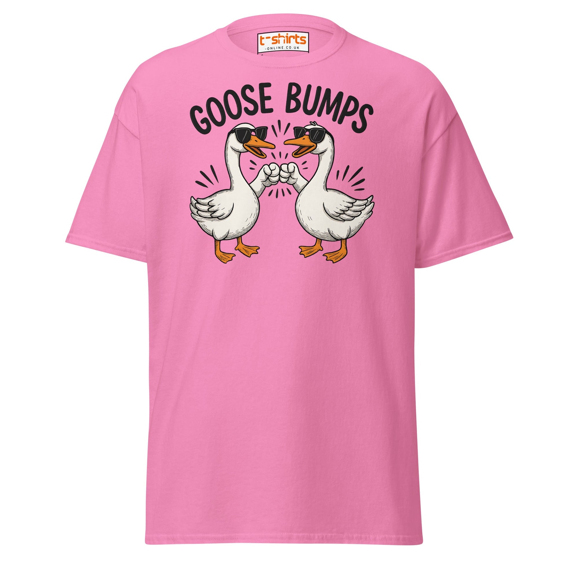 Goose Bumps Funny Goose Fist Bump T-Shirt - Azalea - T-Shirts Online