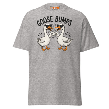 Goose Bumps Funny Goose Fist Bump T-Shirt - Sport Grey - T-Shirts Online