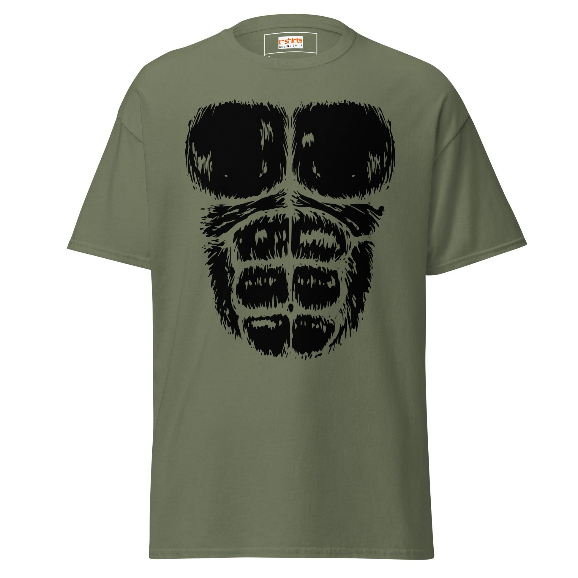 Gorilla Chest | Gorilla T-Shirt - Military Green - T-Shirts Online