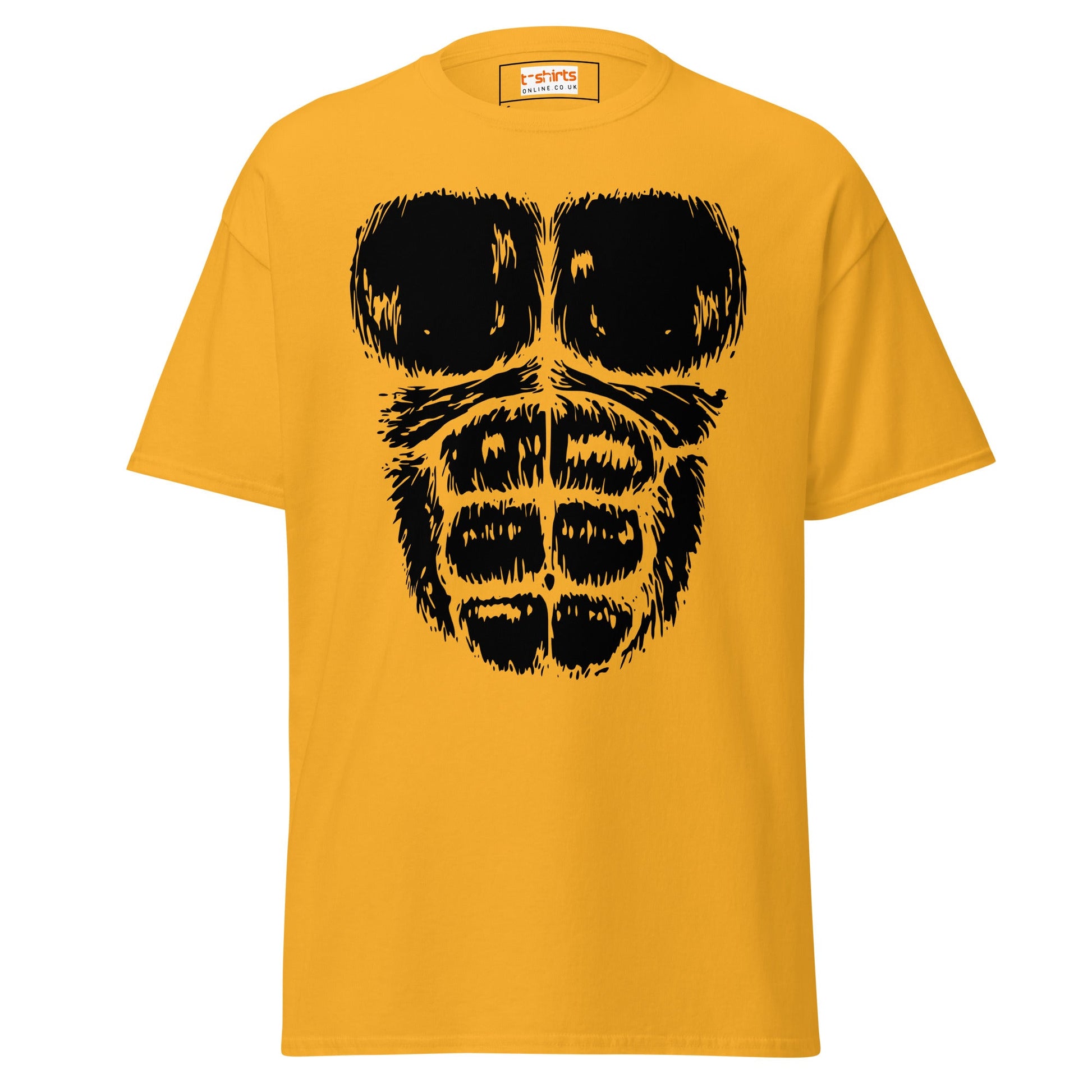 Gorilla Chest | Gorilla T-Shirt - Gold - T-Shirts Online