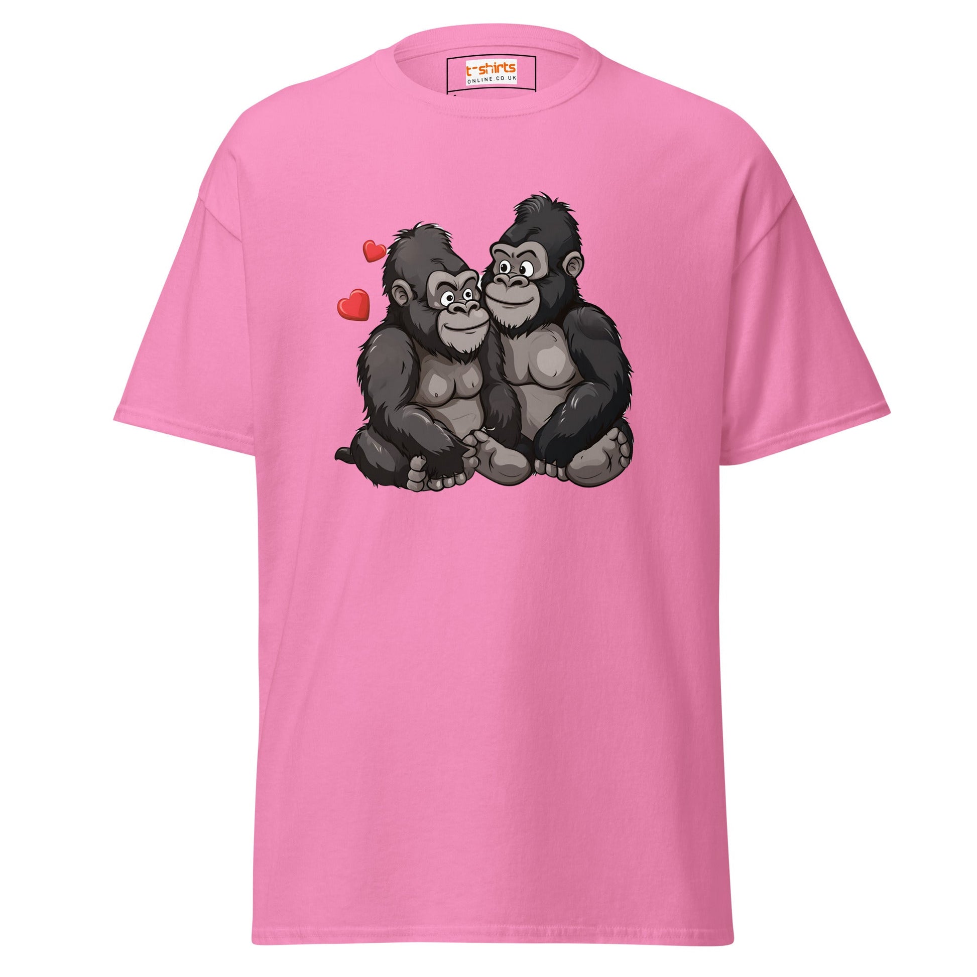 Gorilla Couple | Gorilla T-Shirt - Azalea - T-Shirts Online