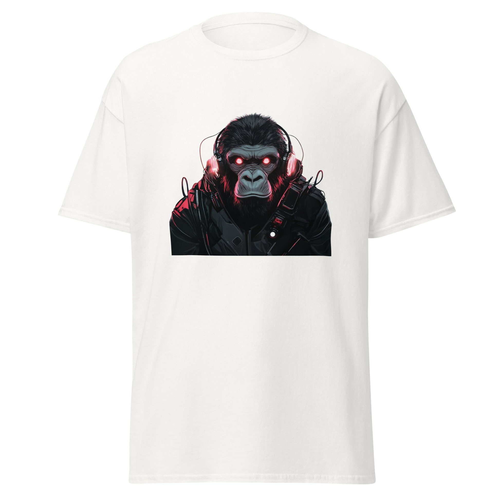 Gorilla DJ | Gorilla T-Shirt - White - T-Shirts Online