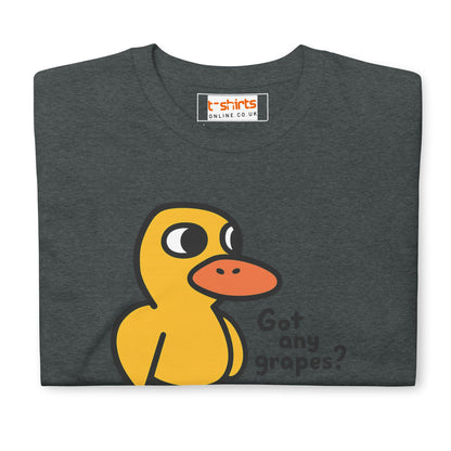 Got Any Grapes T-Shirt | Mr Duck Tee - Red - T-Shirts Online