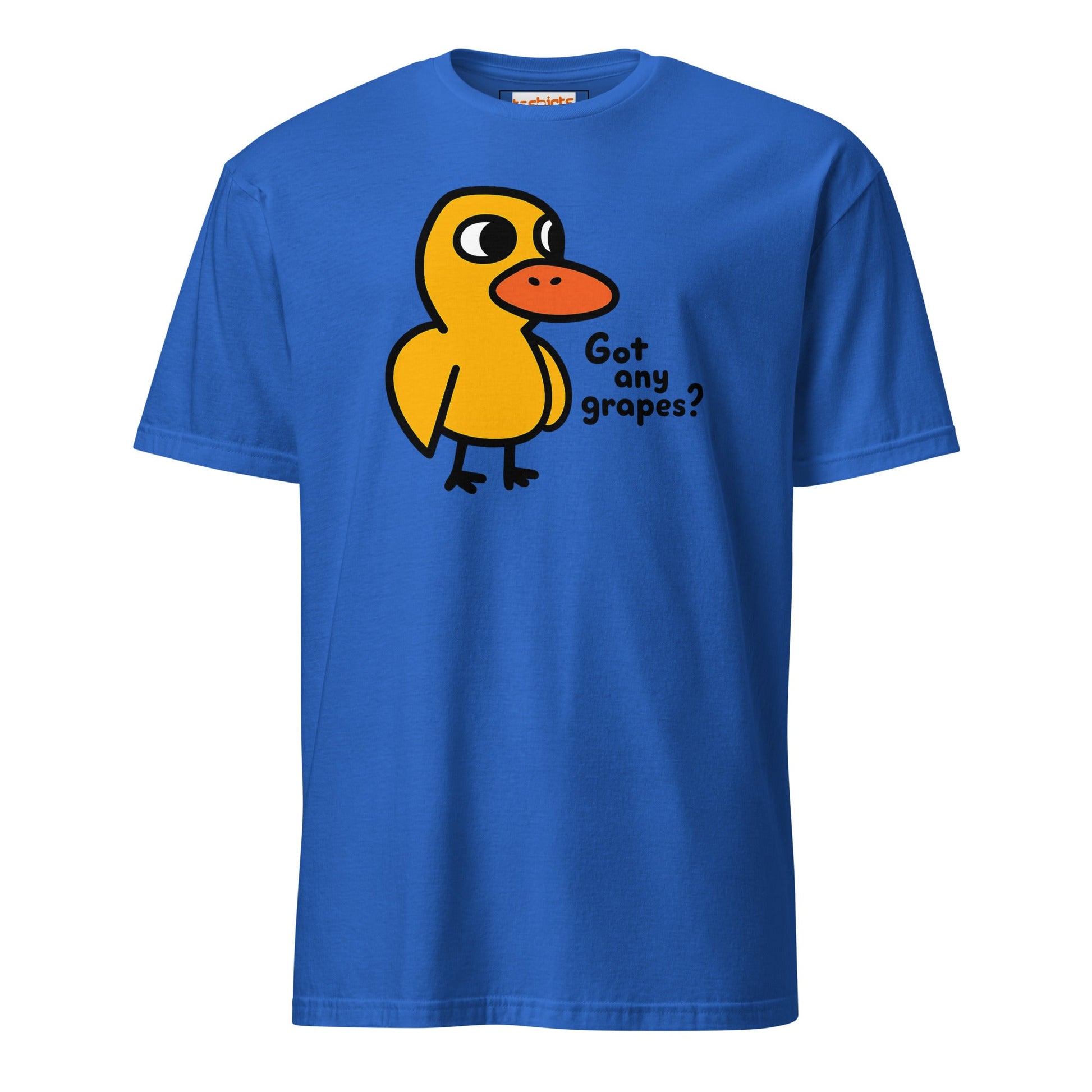 Got Any Grapes T-Shirt | Mr Duck Tee - Royal - T-Shirts Online