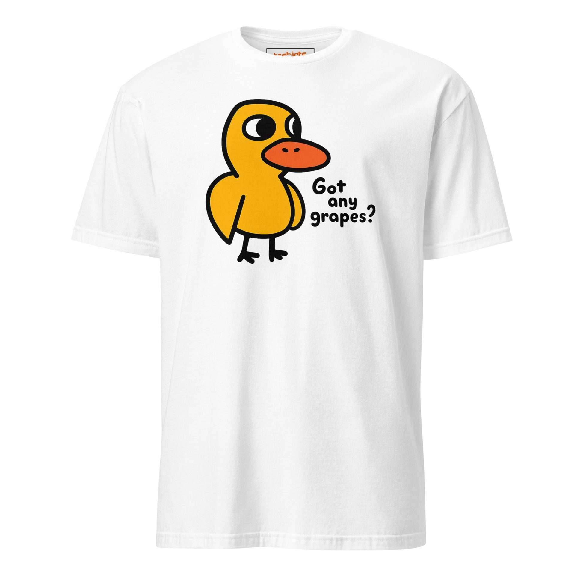 Got Any Grapes T-Shirt | Mr Duck Tee - White - T-Shirts Online