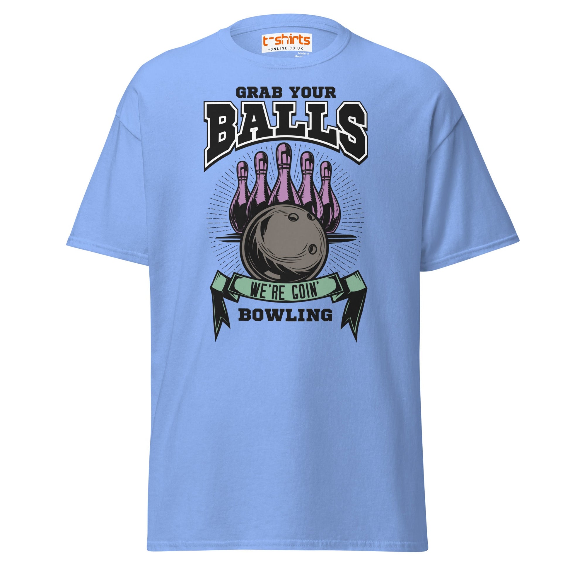 Grab Your Balls T-Shirt - Carolina Blue - T-Shirts Online