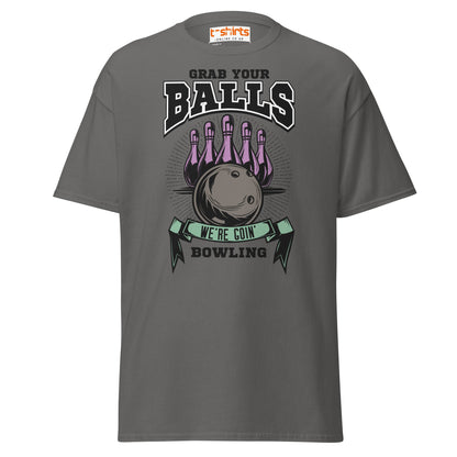 Grab Your Balls T-Shirt - Charcoal - T-Shirts Online