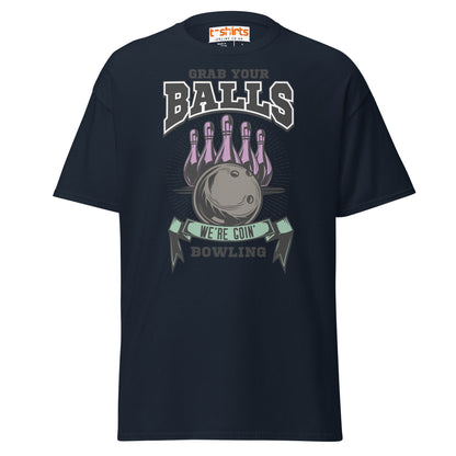 Grab Your Balls T-Shirt - Navy - T-Shirts Online