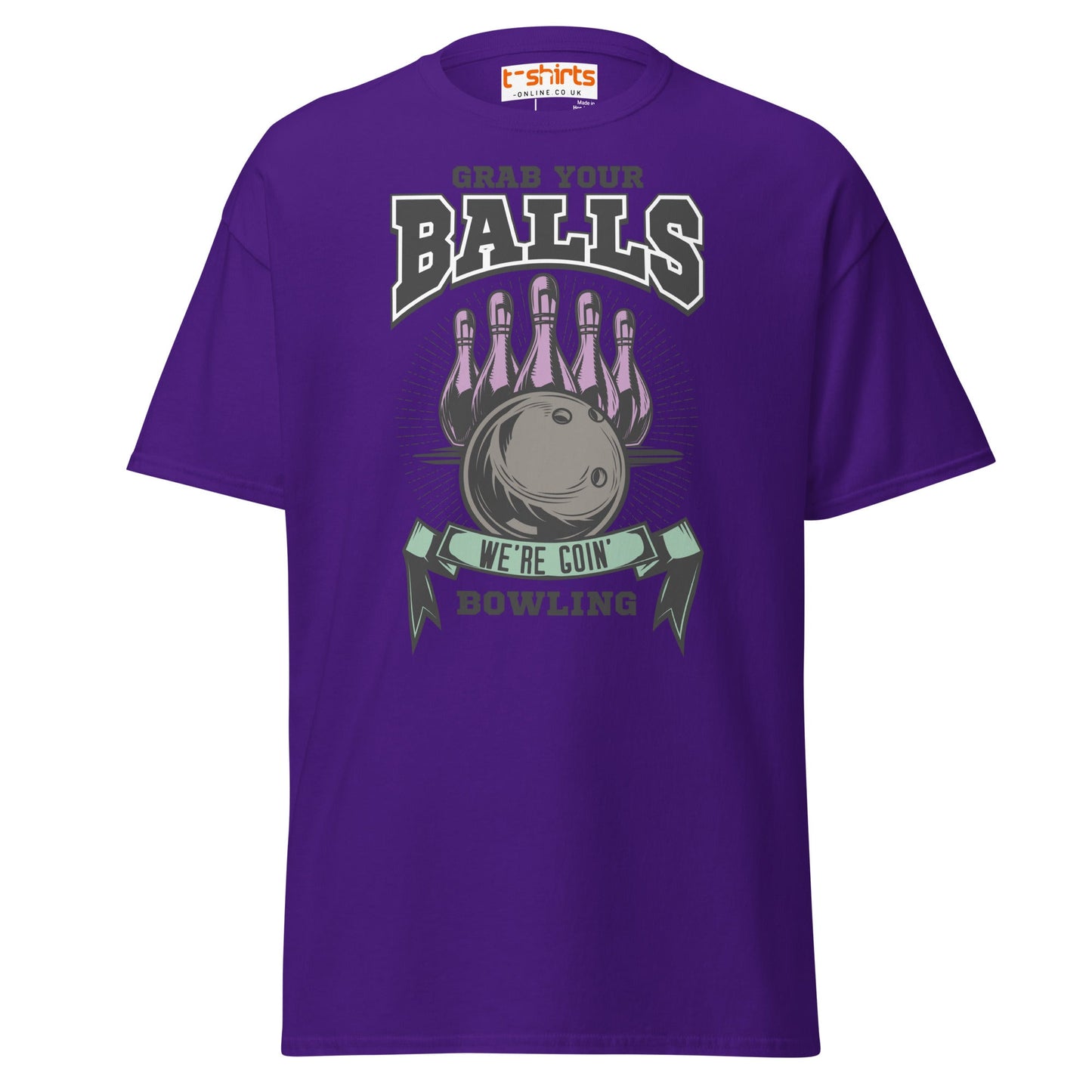 Grab Your Balls T-Shirt - Purple - T-Shirts Online