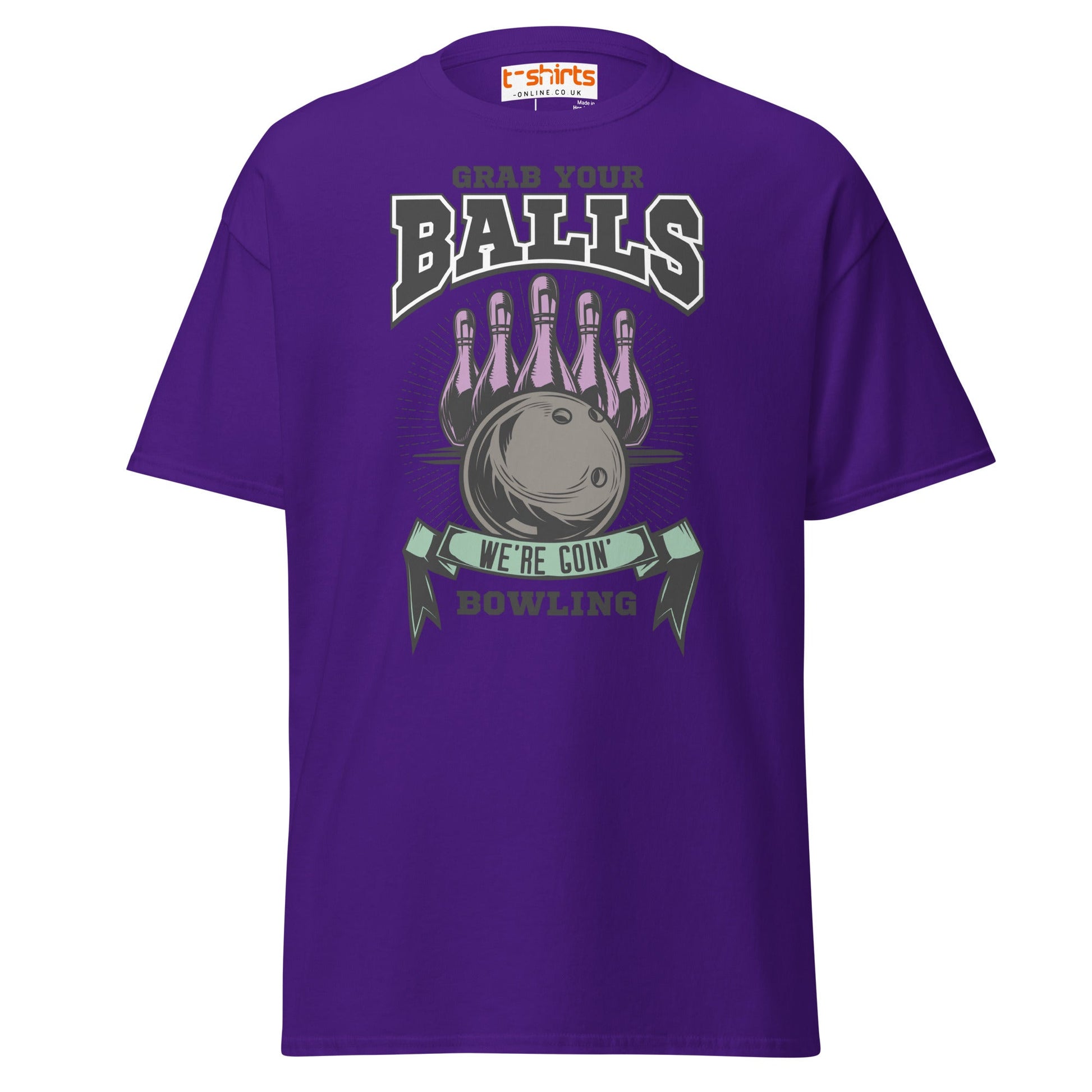 Grab Your Balls T-Shirt - Purple - T-Shirts Online