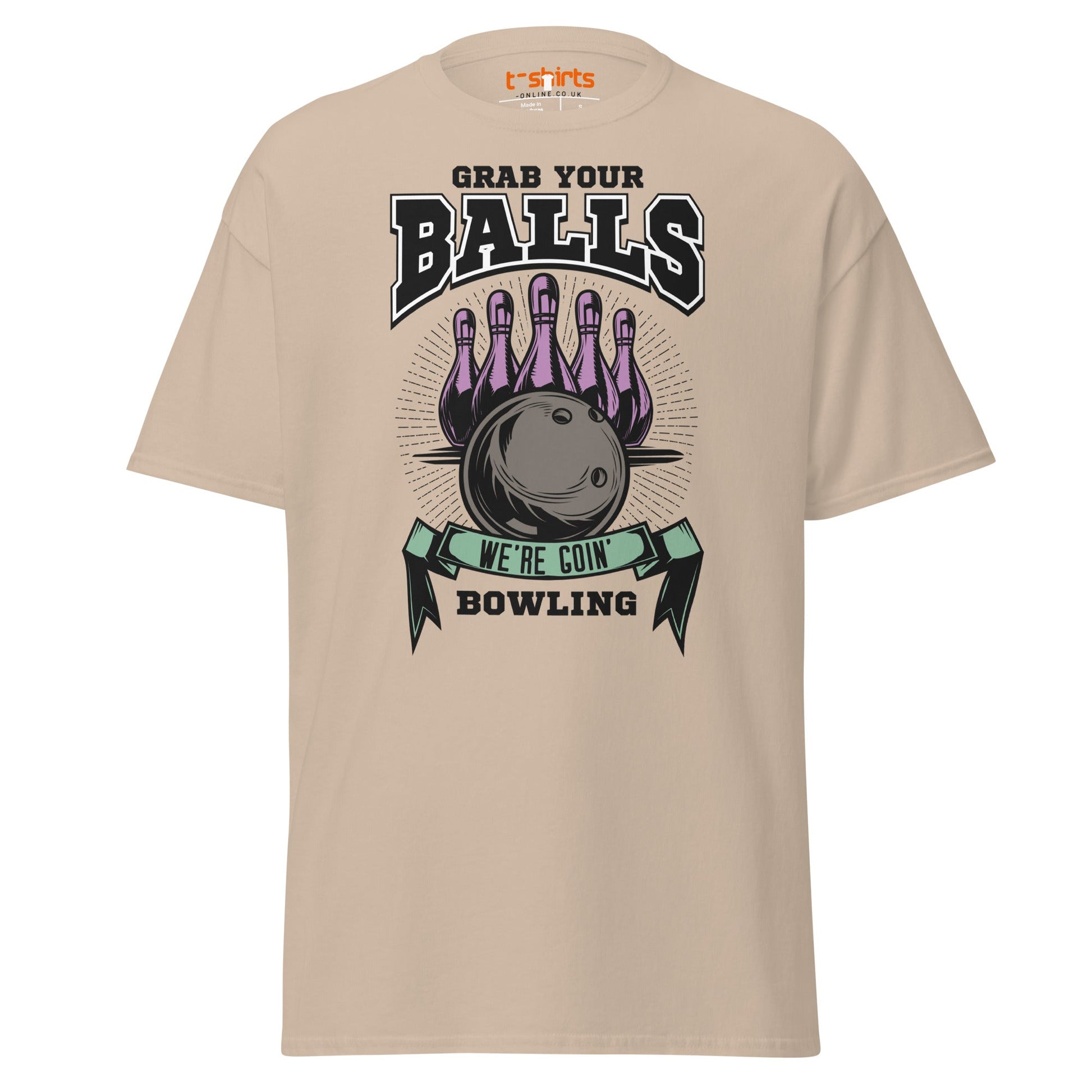 Grab Your Balls T-Shirt - Sand - T-Shirts Online
