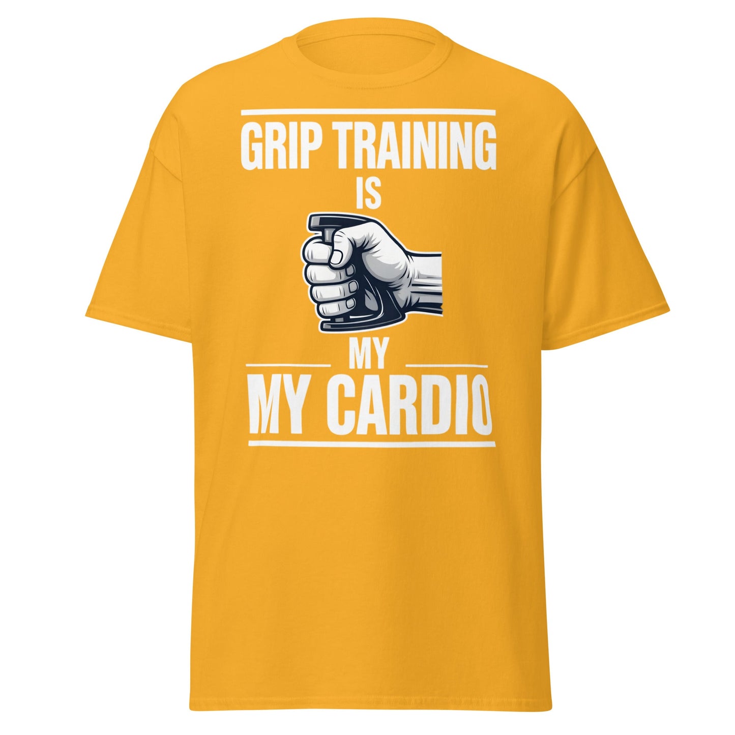 Grip Training Is My Cardio T-Shirt | Funny Fitness Tee - Purple - T-Shirts Online