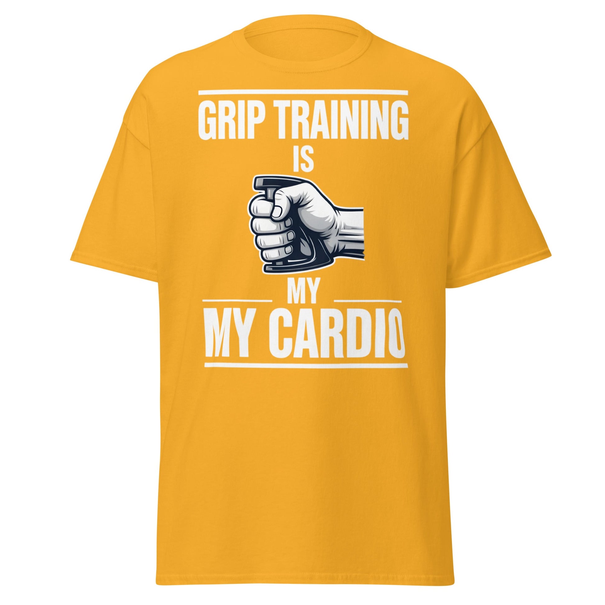 Grip Training Is My Cardio T-Shirt | Funny Fitness Tee - Purple - T-Shirts Online