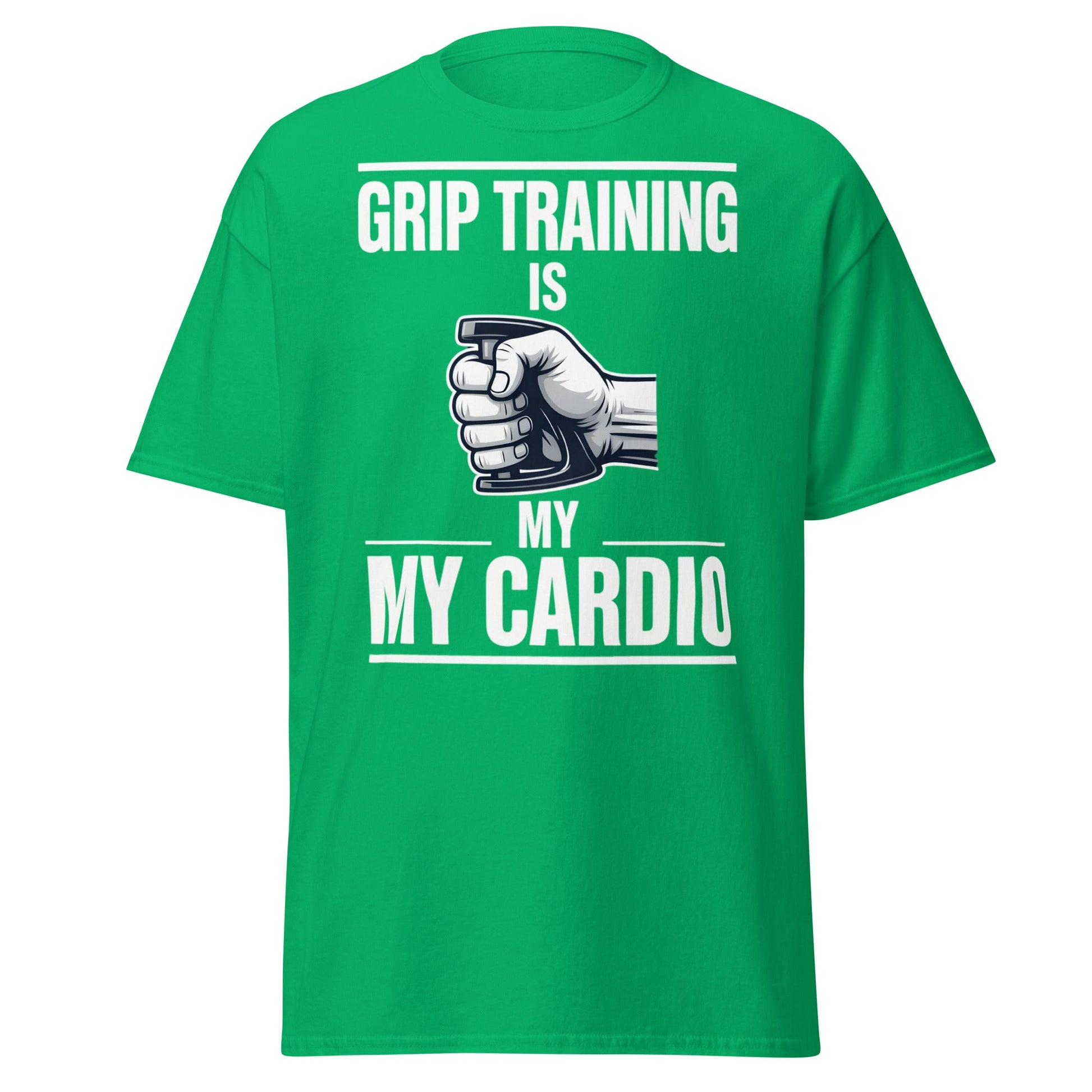 Grip Training Is My Cardio T-Shirt | Funny Fitness Tee - Purple - T-Shirts Online