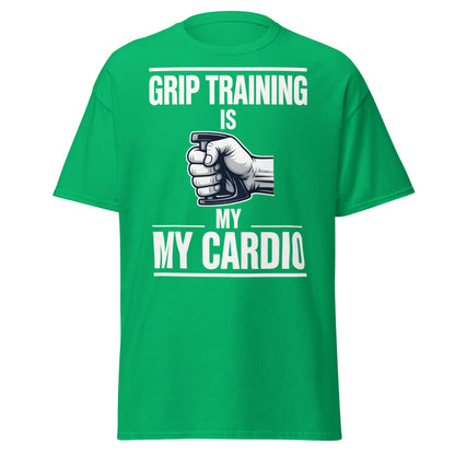 Grip Training Is My Cardio T-Shirt | Funny Fitness Tee - Purple - T-Shirts Online