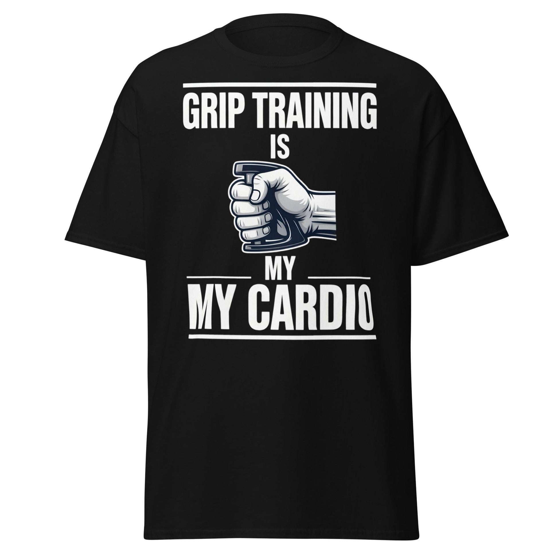 Grip Training Is My Cardio T-Shirt | Funny Fitness Tee - Purple - T-Shirts Online