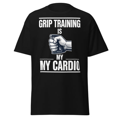 Grip Training Is My Cardio T-Shirt | Funny Fitness Tee - Purple - T-Shirts Online