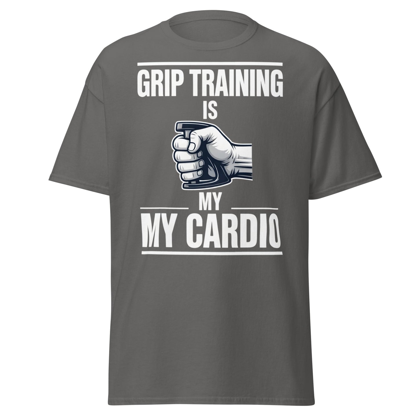 Grip Training Is My Cardio T-Shirt | Funny Fitness Tee - Purple - T-Shirts Online