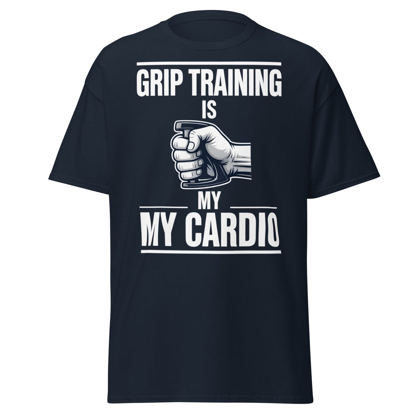 Grip Training Is My Cardio T-Shirt | Funny Fitness Tee - Purple - T-Shirts Online