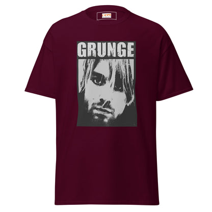 Grunge | Music T-Shirt - Maroon - T-Shirts Online