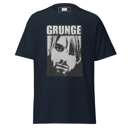 Grunge | Music T-Shirt - Navy - T-Shirts Online