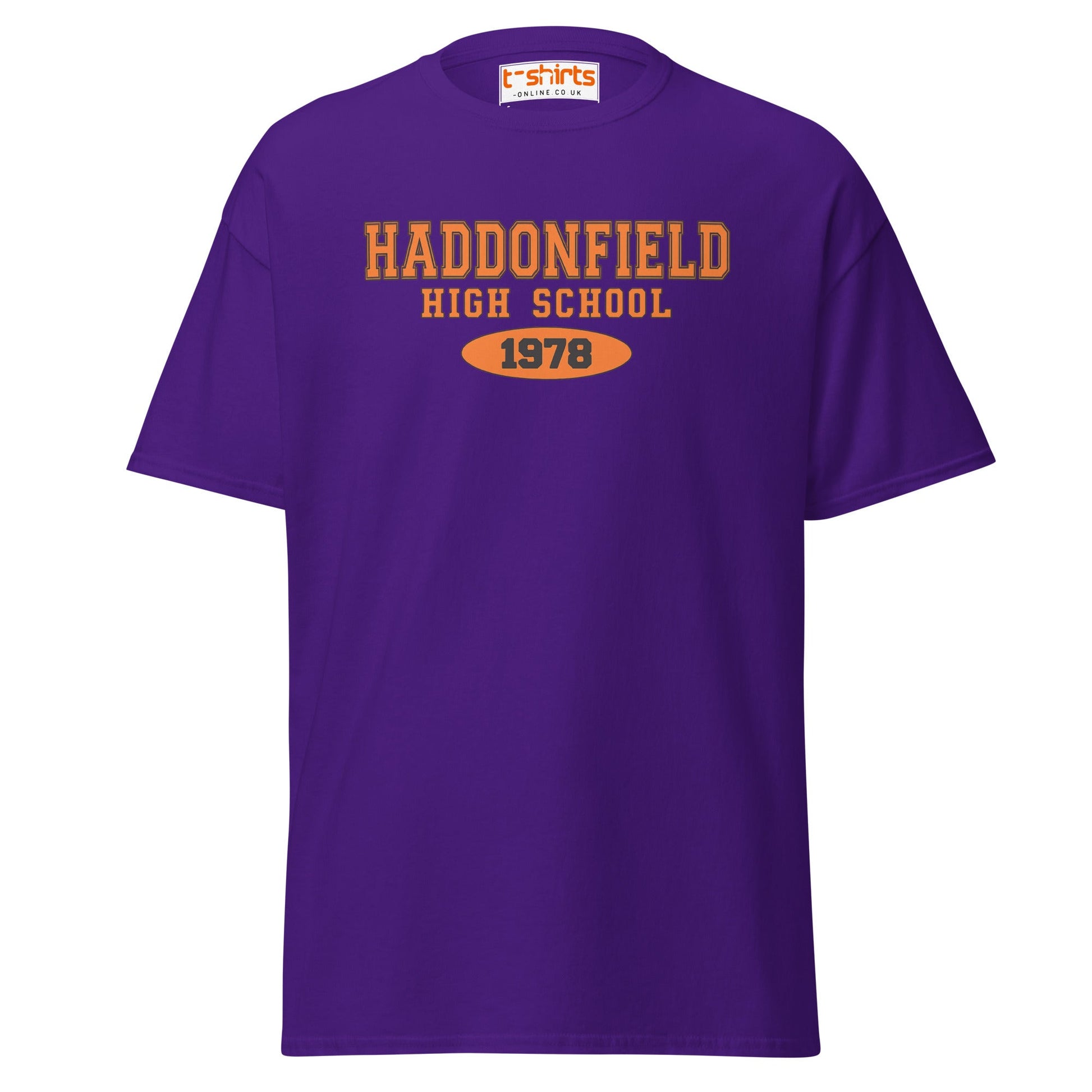 Haddonfield High School 1978 T-Shirt - Purple - T-Shirts Online
