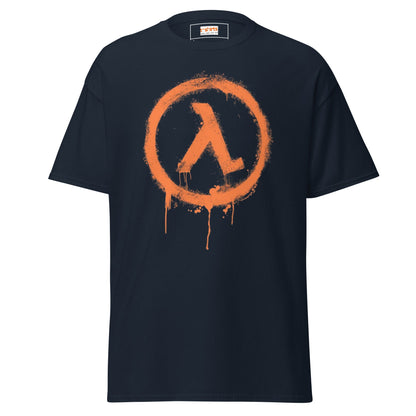 Half Life Retro Gaming T-Shirt | Black Mesa T-Shirt - Navy - T-Shirts Online