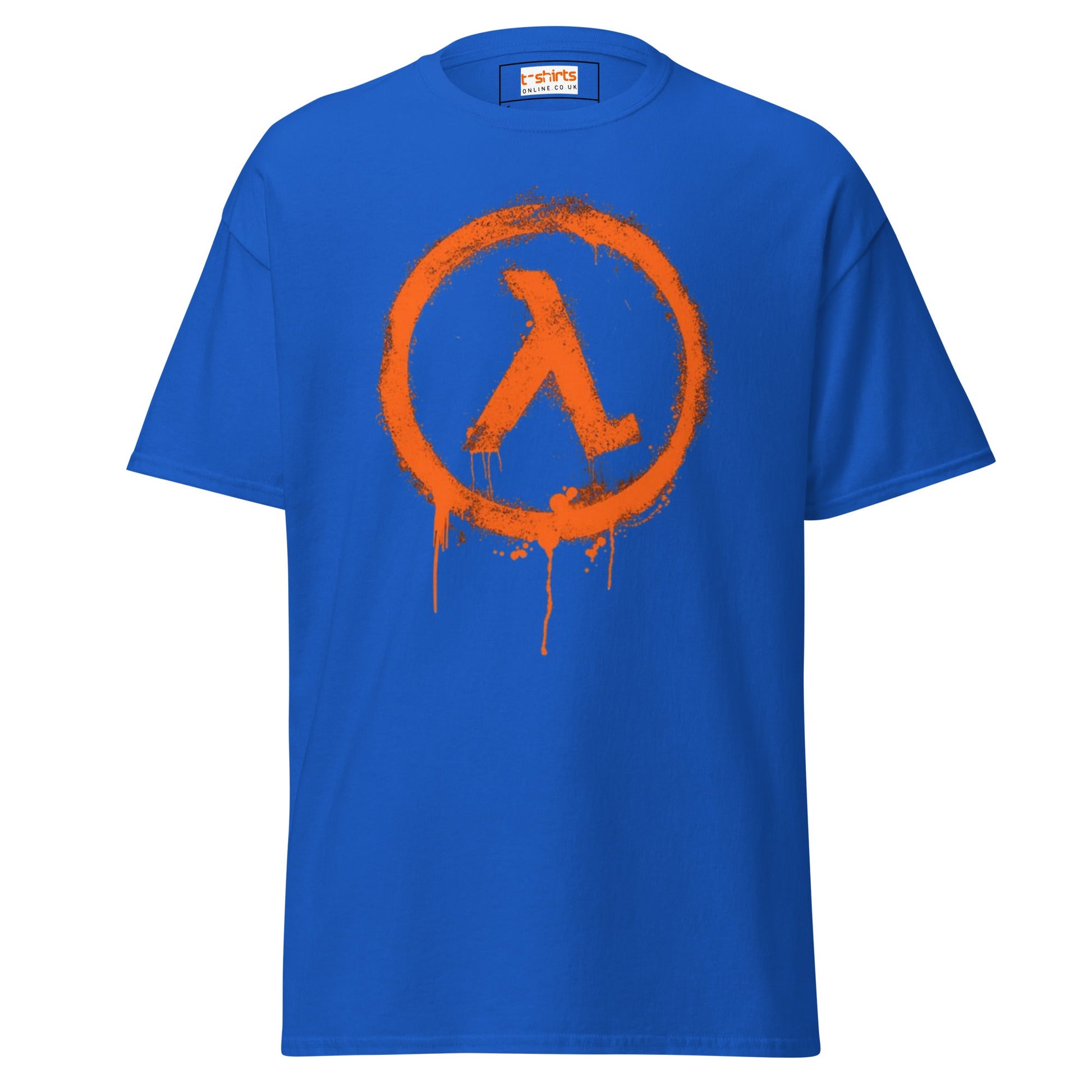 Half Life Retro Gaming T-Shirt | Black Mesa T-Shirt - Royal - T-Shirts Online