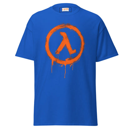 Half Life Retro Gaming T-Shirt | Black Mesa T-Shirt - Royal - T-Shirts Online