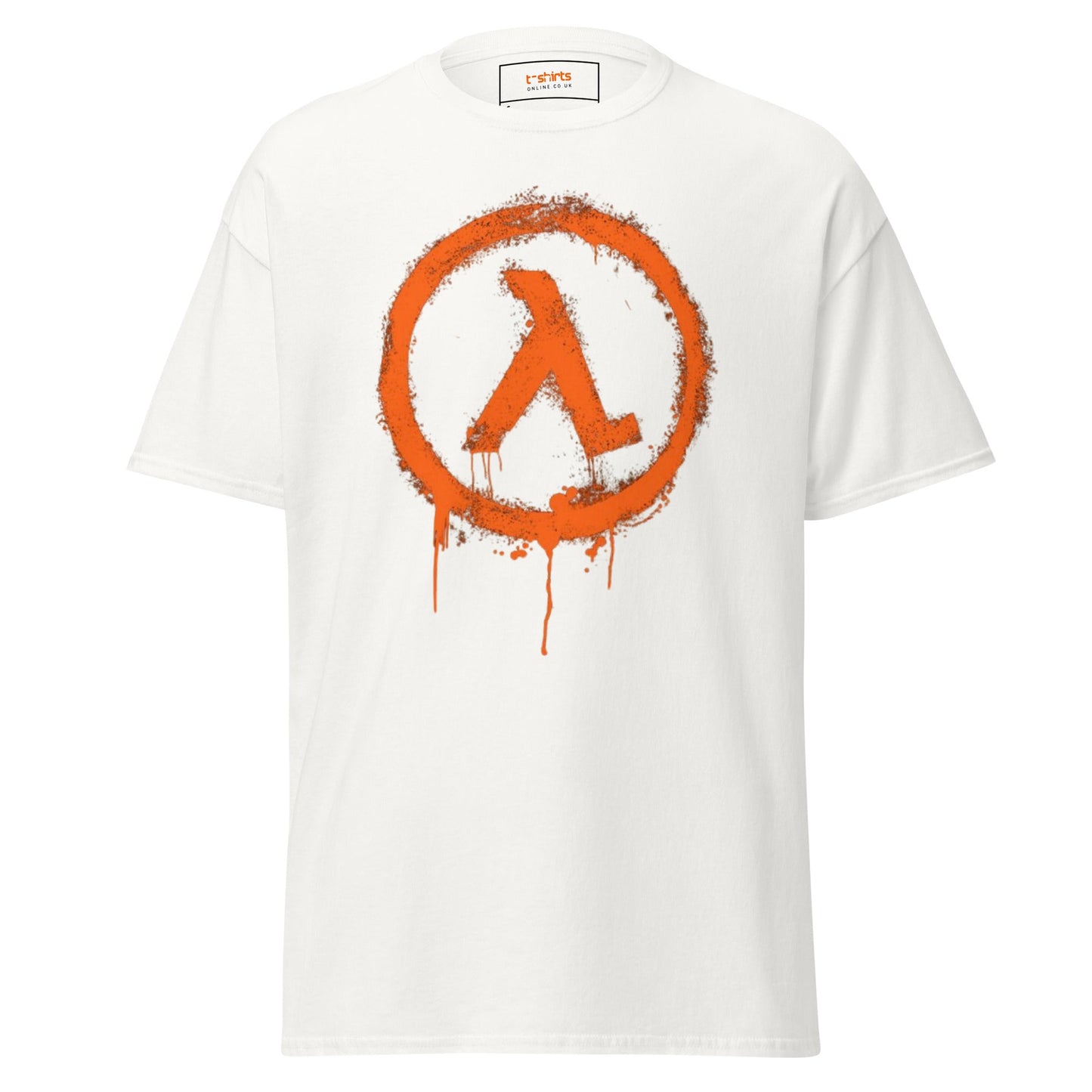 Half Life Retro Gaming T-Shirt | Black Mesa T-Shirt - White - T-Shirts Online