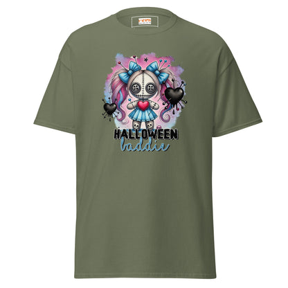 Halloween Baddie | Voodoo Doll T-Shirt - Military Green - T-Shirts Online