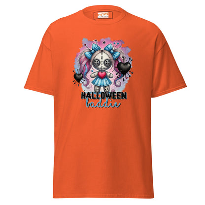 Halloween Baddie | Voodoo Doll T-Shirt - Orange - T-Shirts Online