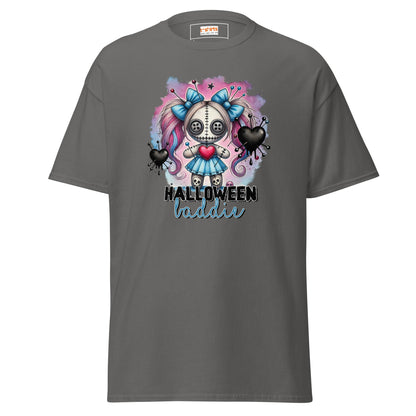 Halloween Baddie | Voodoo Doll T-Shirt - Charcoal - T-Shirts Online